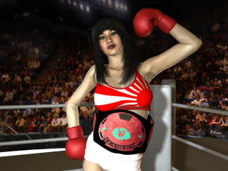 Japanese Foxy Boxing Champion, Akira Asuka